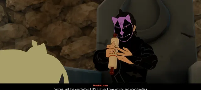 The masked man